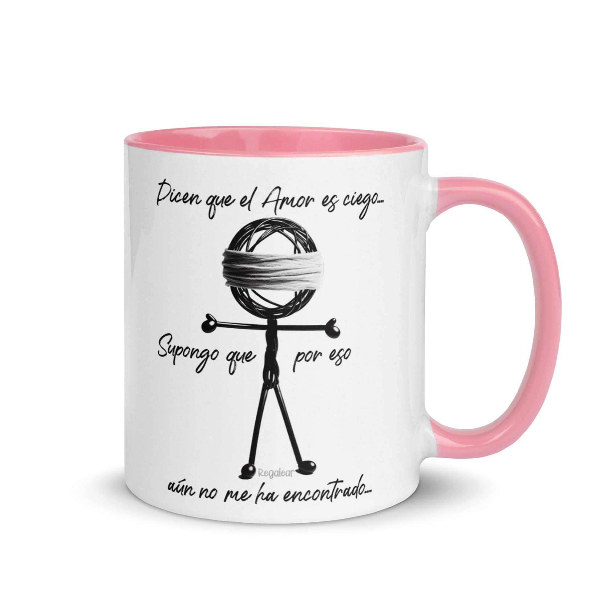 Taza Premium El amor es ciego