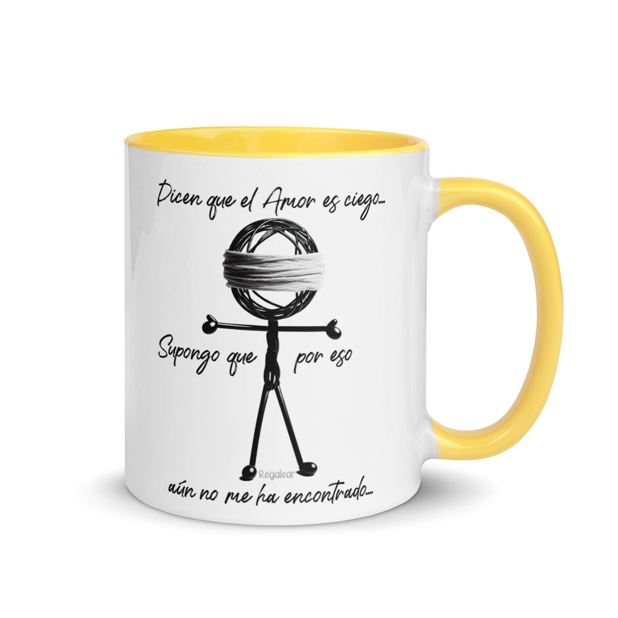 Taza Premium El amor es ciego