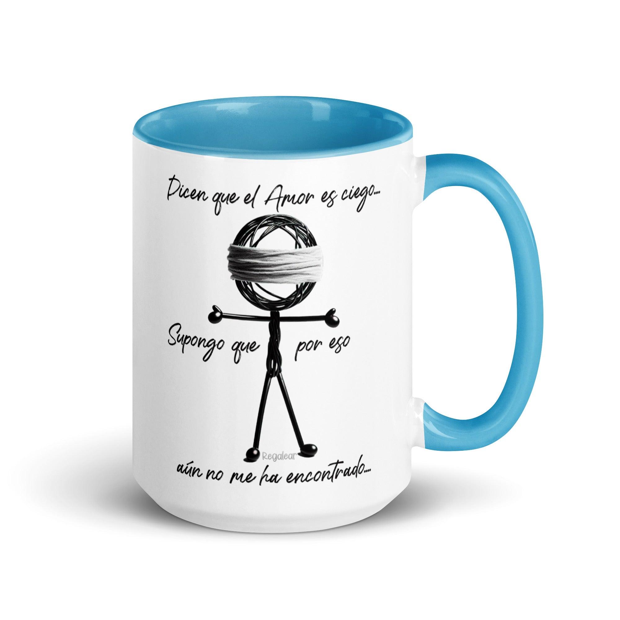 Taza Premium El amor es ciego