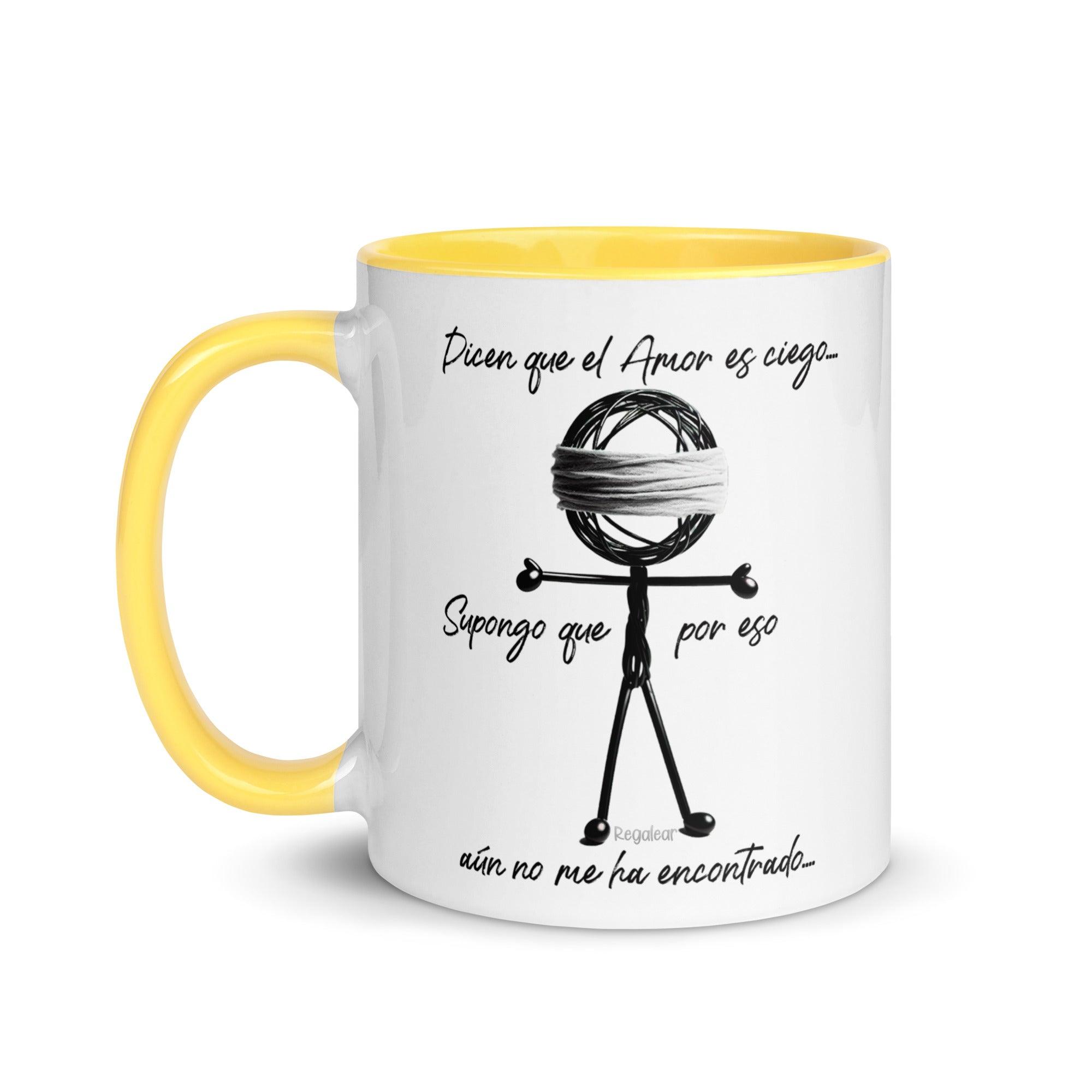 Taza Premium El amor es ciego