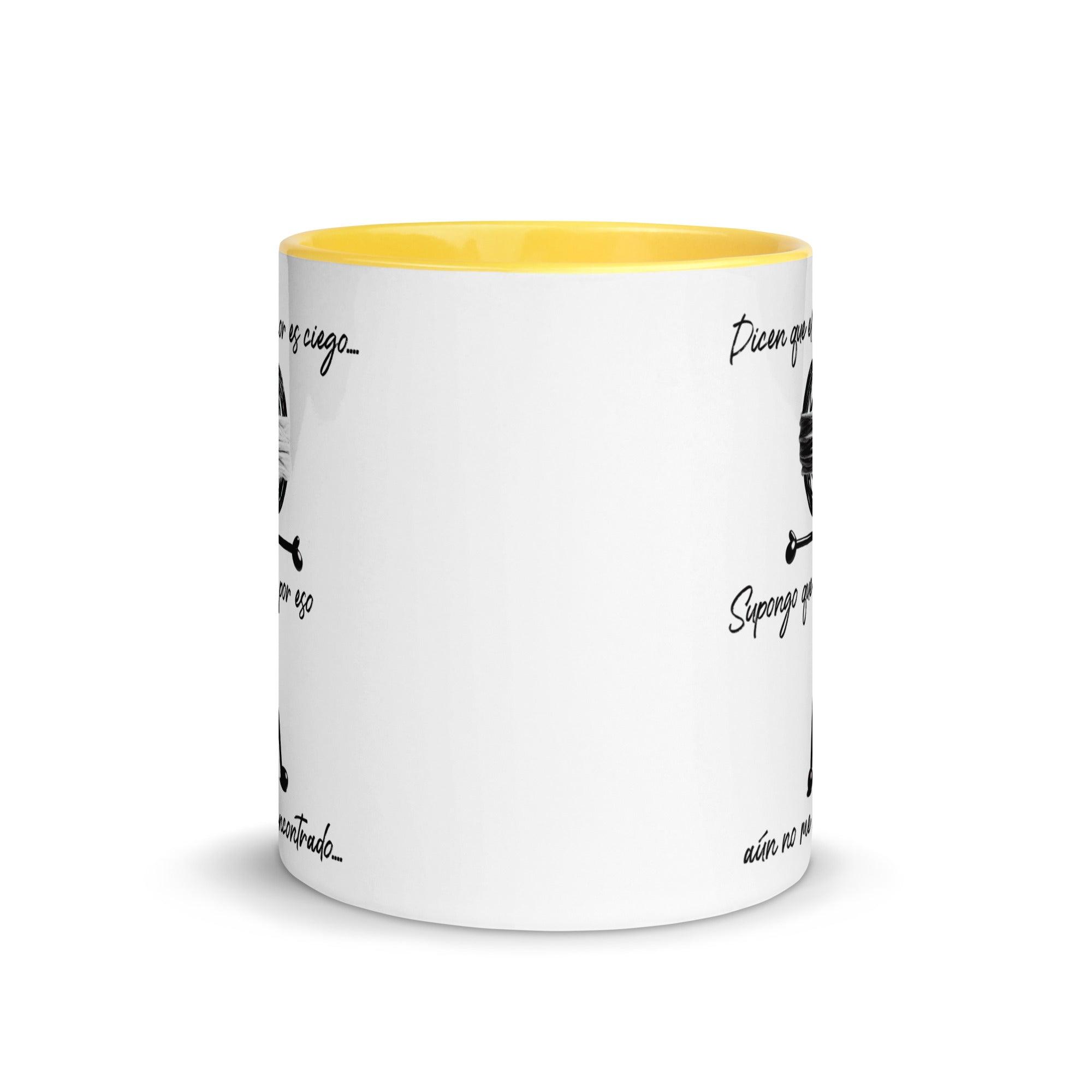 Taza Premium El amor es ciego