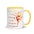 Taza Premium Jugar con fuego