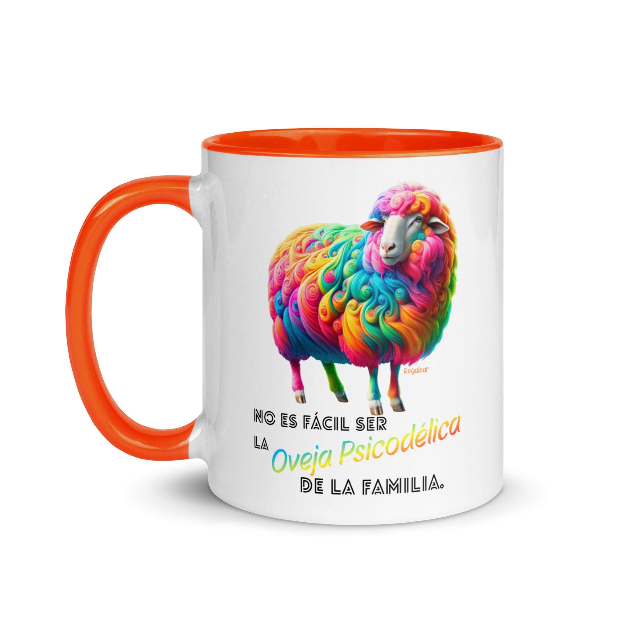 Taza Premium Oveja psicodelica