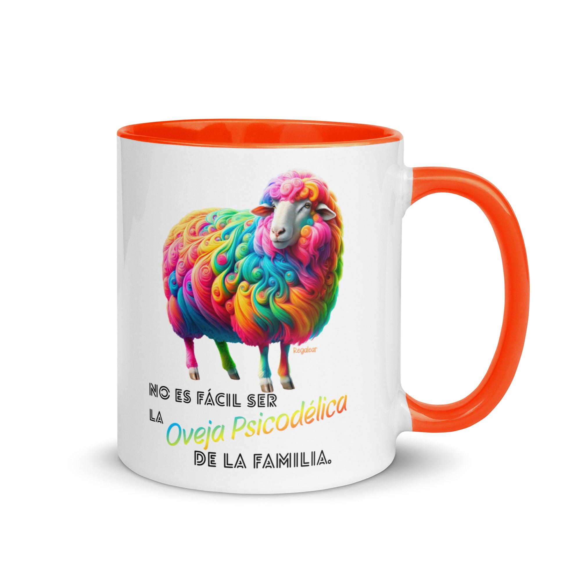 Taza Premium Oveja psicodelica