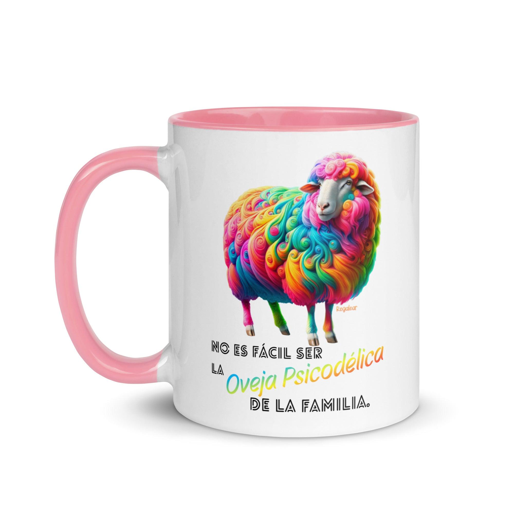 Taza Premium Oveja psicodelica