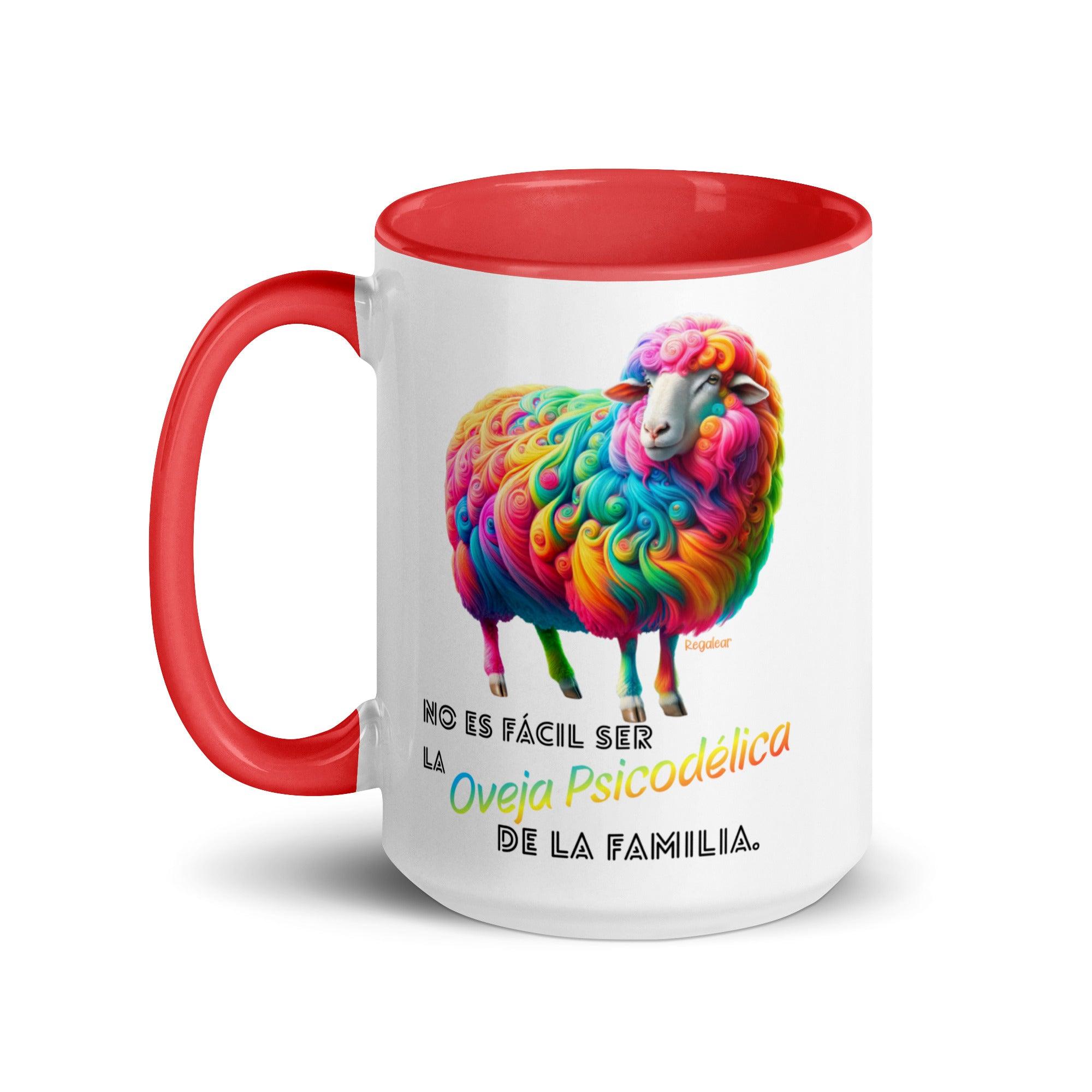 Taza Premium Oveja psicodelica