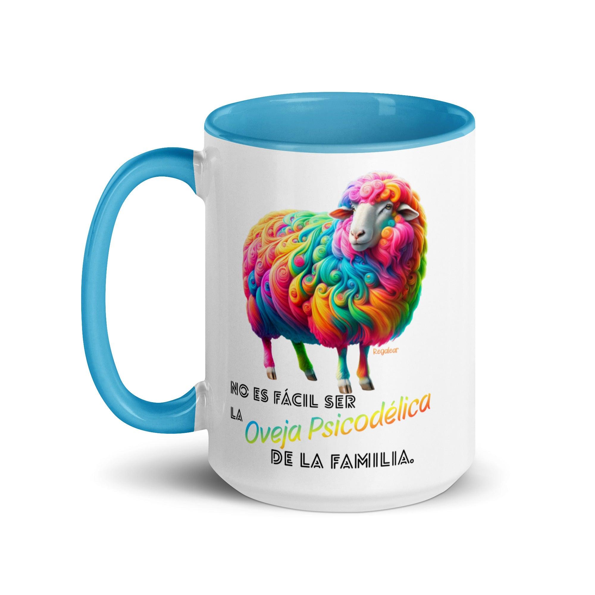 Taza Premium Oveja psicodelica