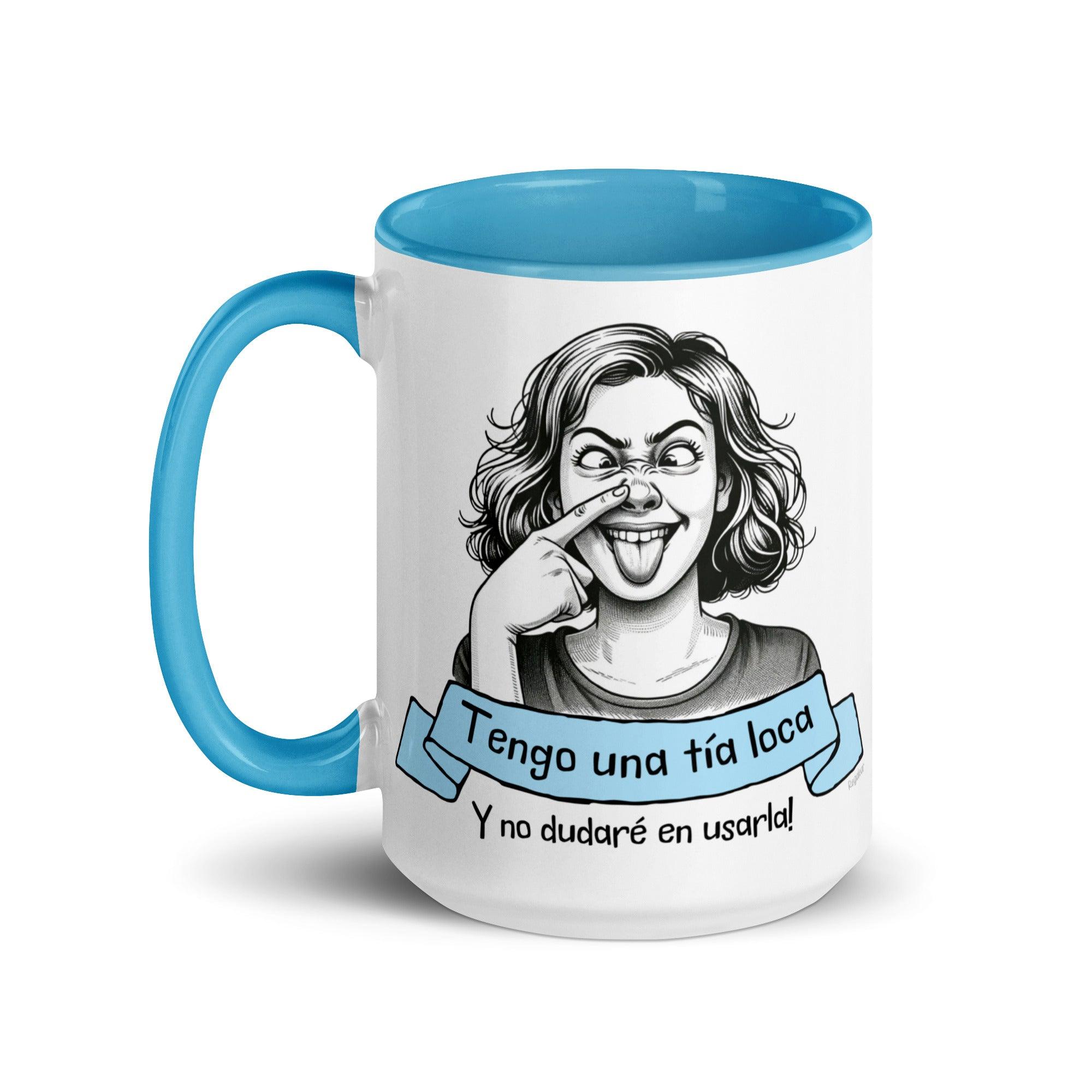 Taza Premium tengo una tia loca