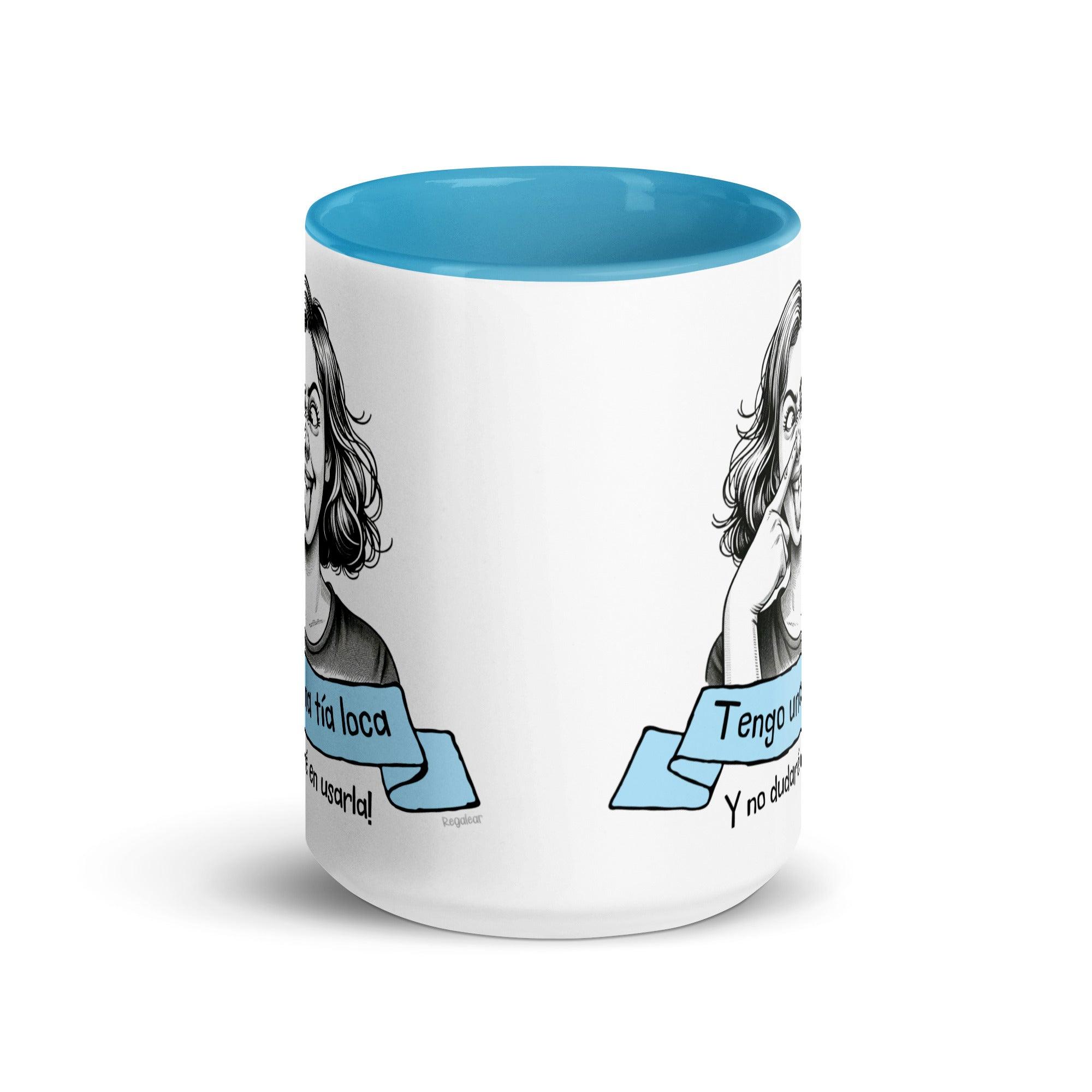 Taza Premium tengo una tia loca